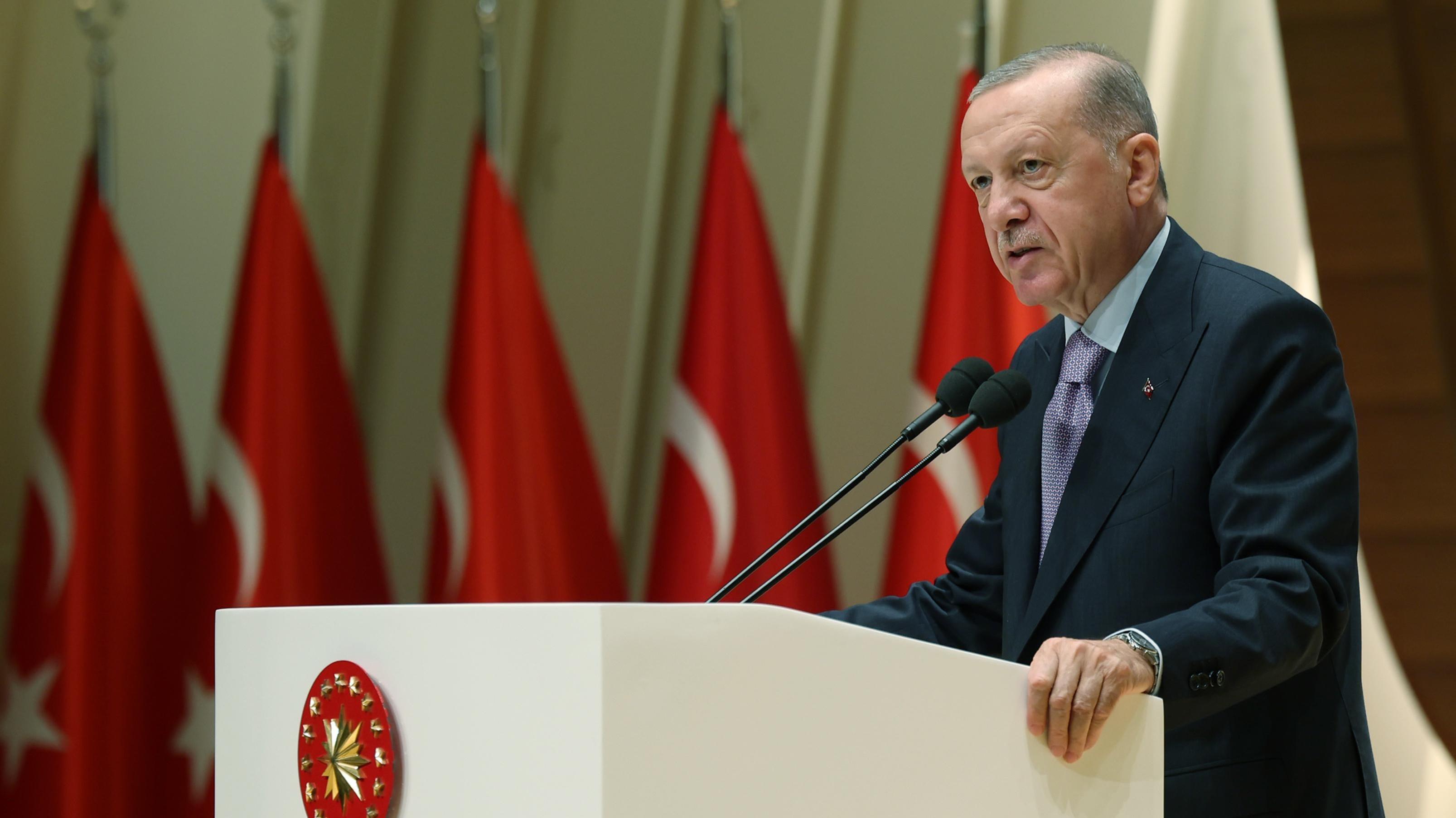 Erdoğan表示“全力支持”中期计划